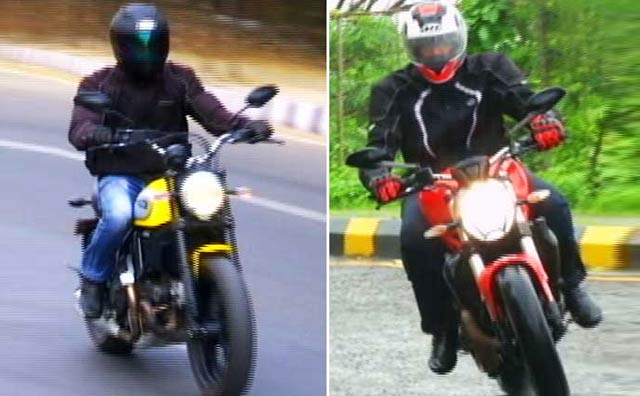 Ducati Monster and Scrambler Compared