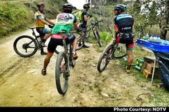 Conquering the Himalayas on Mountain Bikes Conquering the Himalayas on Mountain Bikes