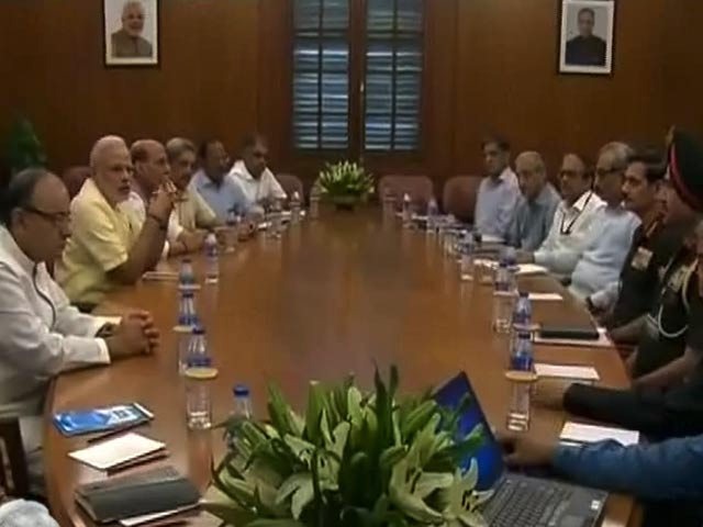 सर्जिकल स्ट्राइक के बाद सुरक्षा मामलों की समिति की बैठक