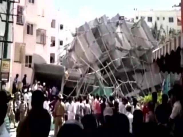 Video : 3 Dead As 7-Storey Building Collapses In Bengaluru