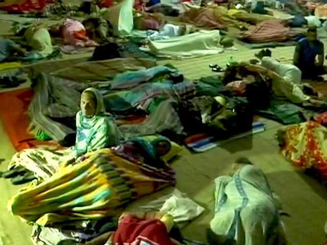 सीमा सटे गावों के लोग राहत शिविरों में रहने को मजबूर