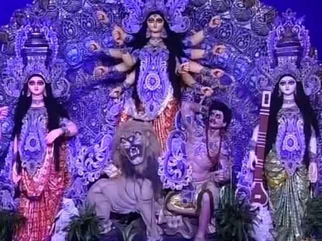 Durga, Demons, Devotees Unite Mythologies In Kolkata