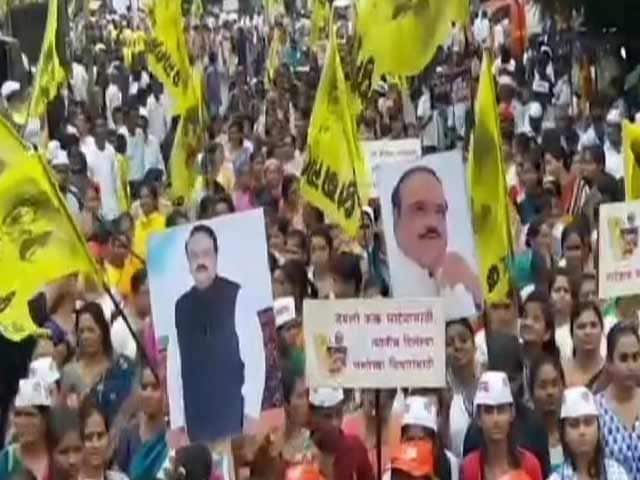 Video : OBC Show Of Strength Amid Maratha Protest In Maharashtra