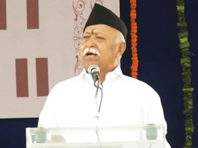 Video : Genuine <i>Gau Rakshaks</i> Fulfil Important Role, Says RSS Chief Mohan Bhagwat
