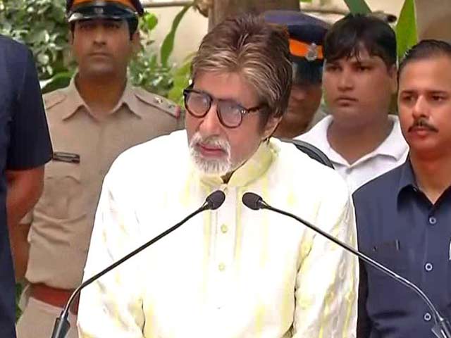 Video : Have Not Signed Up To Sing Tribute About Uri Soldiers: Amitabh Bachchan