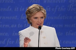 Donald Trump Would Be Vladimir Putin's Puppet, Says Hillary Donald Trump Would Be Vladimir Putin's Puppet, Says Hillary