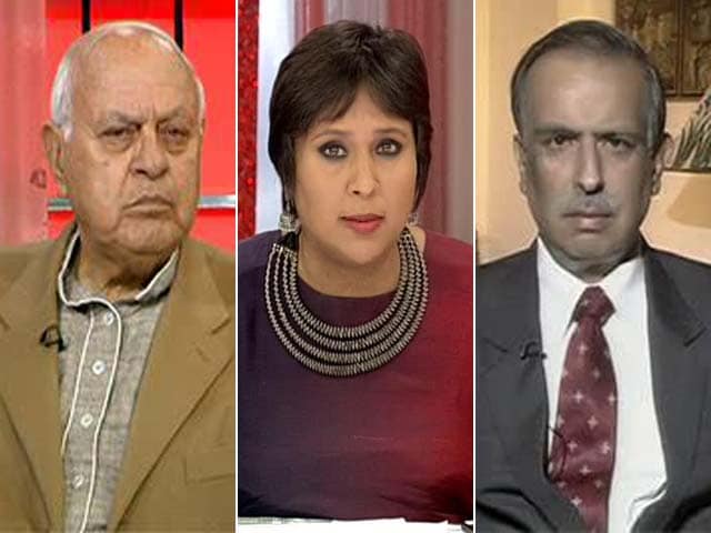 Video : 'Kashmir Ship Sinking, PM Must Act Now': Farooq Abdullah vs PDP's Amitabh Mattoo