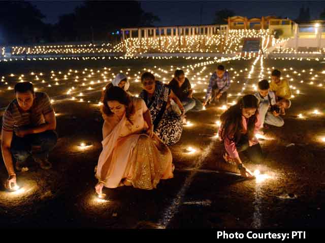 India Celebrates Diwali With Lights And Fireworks
