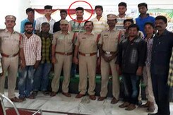 In Photos With Hyderabad Cops, Man They Had Arrested On Child Abuse Charges In Photos With Hyderabad Cops, Man They Had Arrested On Child Abuse Charges