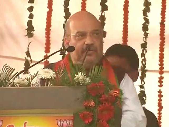 Amit Shah Kicks Off BJP's 'Parivartan Yatra' In UP, Speaks On Surgical Strikes
