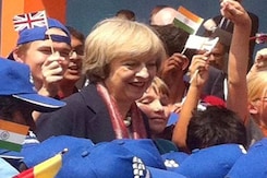 Theresa May Goes Back To School On Her Day-2 Visit To Bengaluru Theresa May Goes Back To School On Her Day-2 Visit To Bengaluru