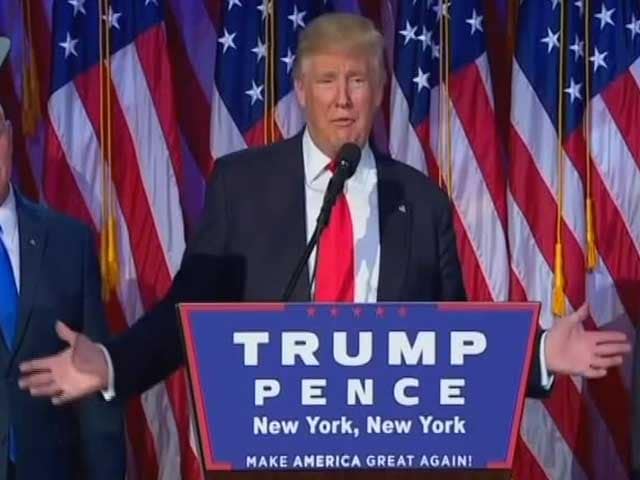 Video : 'This Was Tough': Donald Trump Thanks Family For Historic Victory