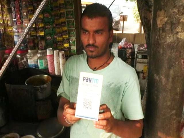 Video : With Rs 500, 1000 Notes Banned, PayTM At Tea Stalls