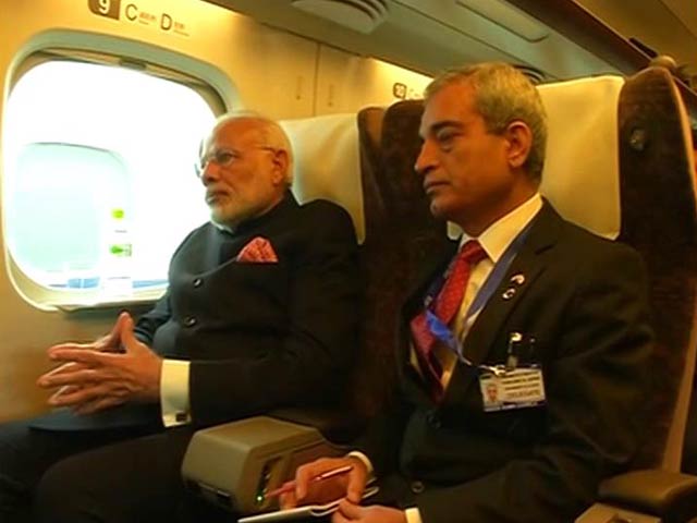 PM Modi, Shinzo Abe Ride On Bullet Train To 'Fast-Track' Indo-Japan Relations