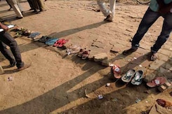 At PM Narendra Modi's Adopted Village In Varanasi, Slippers For Bank Queues At PM Narendra Modi's Adopted Village In Varanasi, Slippers For Bank Queues