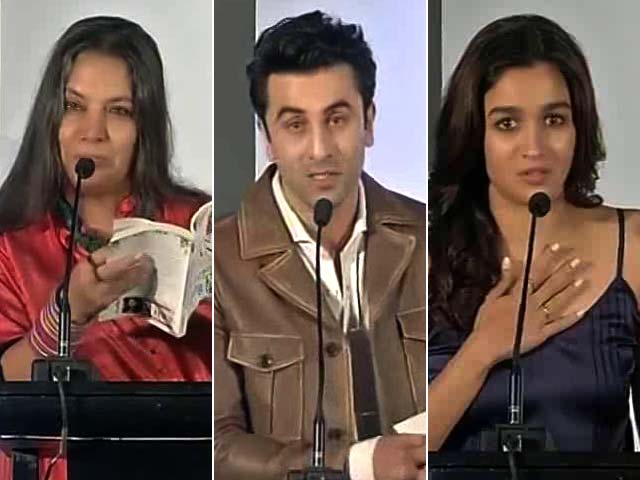 Alia, Ranbir, Shabana Read From Twinkle Khanna's New Book