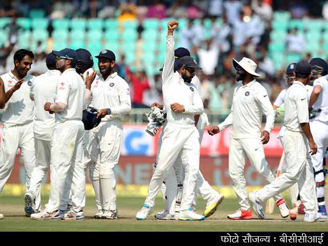 दूसरा टेस्ट : गेंदबाज़ों के शानदार खेल के बूते इंग्लैंड को हराया टीम इंडिया ने
