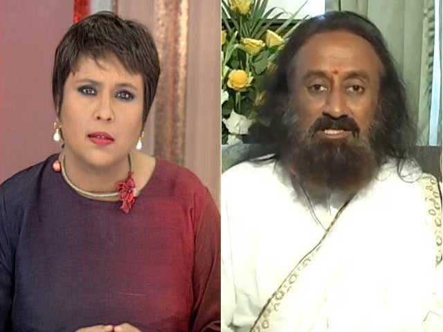 New Kashmir Initiative - What Sri Sri Said To Burhan Wani's Father