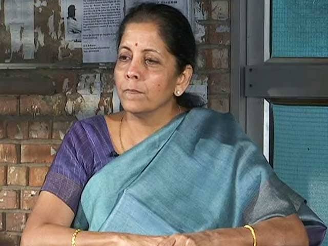Video : Where Were These Economists: Nirmala Sitharaman On Notes Ban Impact