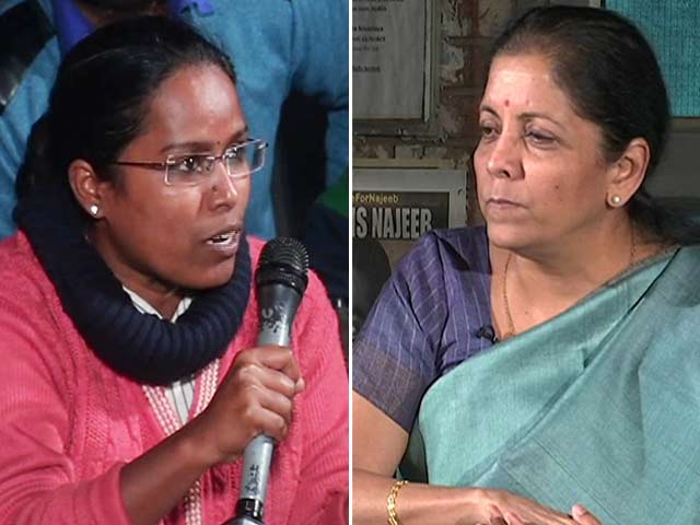 Video : JNU Students Take On Minister Nirmala Sitharaman Over Missing Student