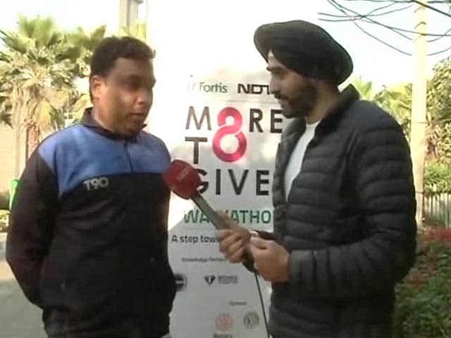 Video : Lenskart Co-founder Amit Chaudhary Joins The NDTV Fortis More To Give Walkathon