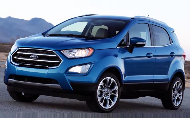 Ford EcoSport Facelift Shown At LA Auto Show 2016