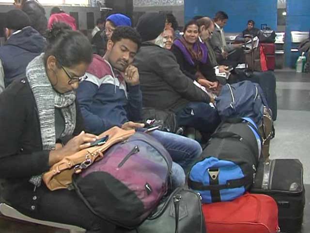 Train Services Hit As Heavy Fog Blankets Delhi, Passengers Stranded
