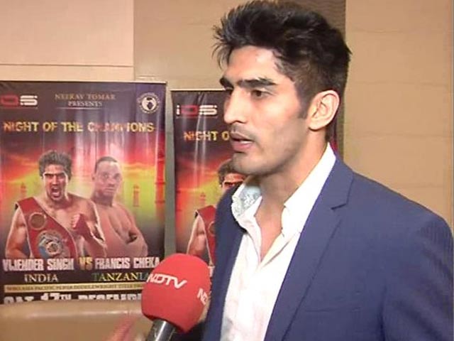 I will Give my 100 Per Cent to Defend Title vs Cheka: Vijender