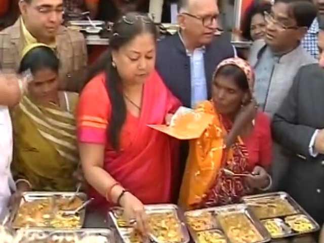 Video : After Amma Canteens, Rajasthan's 'Annapurna Rasois' Offer Meals For Rs. 5