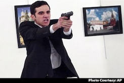 Police Officer Guns Down Russian Ambassador In Turkey Police Officer Guns Down Russian Ambassador In Turkey