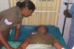 Masked Men Attack Policewoman In Uniform With Acid In Tamil Nadu Masked Men Attack Policewoman In Uniform With Acid In Tamil Nadu