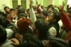 Akhilesh Yadav, Uncle Shivpal Factions Fight For Samajwadi Party Office Akhilesh Yadav, Uncle Shivpal Factions Fight For Samajwadi Party Office