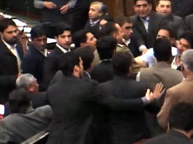 Ruckus In Jammu And Kashmir Assembly Over Unrest, Burhan Wani Controversy