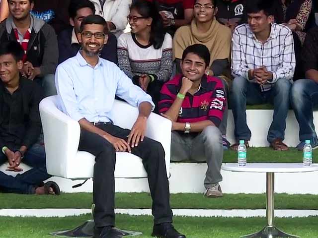Video : What Google CEO Sundar Pichai Said To IIT Students