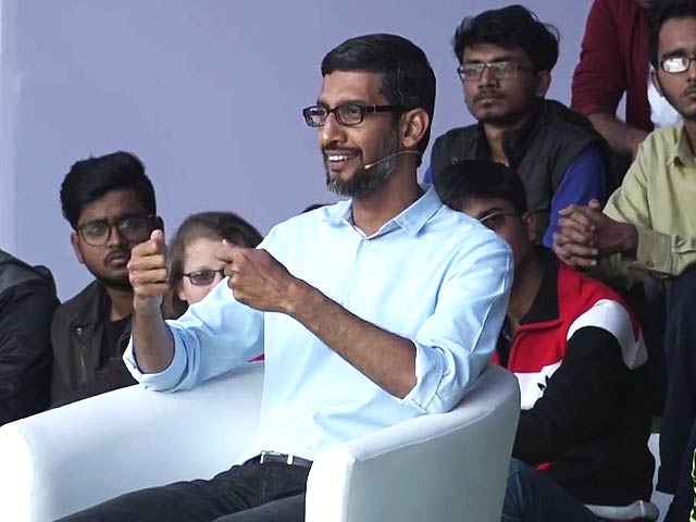 IIT Food? Oops. Sundar Pichai Bravely Offers Diplomatic Response