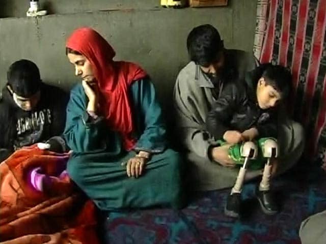 Video : Kashmir Schools Turn Away 6-Year-Old Disabled By Mortar