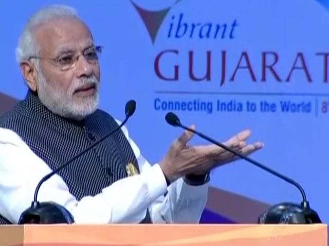 Video : India Now 6th Largest Manufacturing Country In World: PM Modi At Gujarat Summit