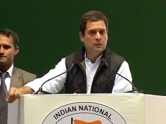 Video : <i>Acche Din</i> Will Come When Congress Returns To Power, Says Rahul Gandhi