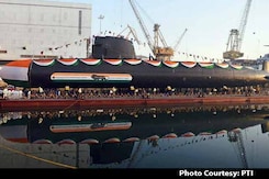 Khanderi, India's Second Scorpene-Class Submarine, Launched Khanderi, India's Second Scorpene-Class Submarine, Launched
