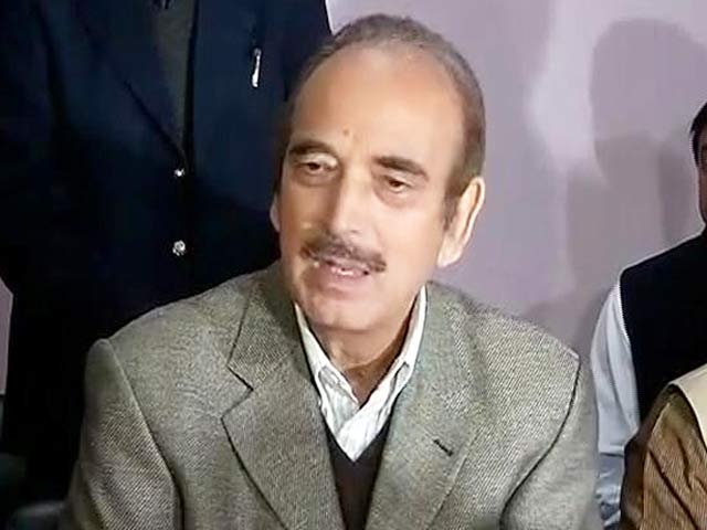 सत्ता में आने के लिए कांग्रेस-सपा का गठबंधन : गुलाम नबी आज़ाद