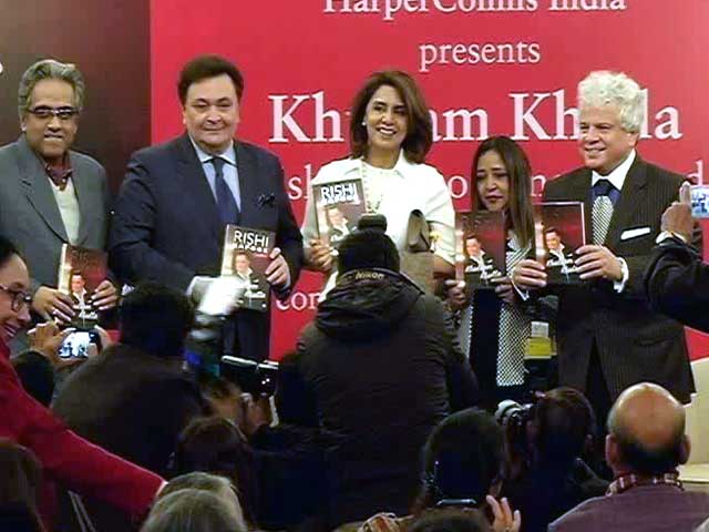 Video : Rishi Kapoor Unveils His Autobiography <i>Khullam Khulla: Rishi Kapoor Uncensored</i>
