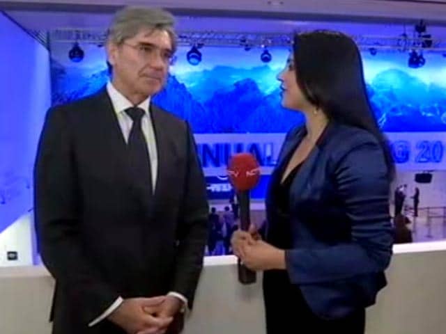 Video : 'Demonetisation Was A Spectacular Move': Siemens Chief To NDTV At Davos