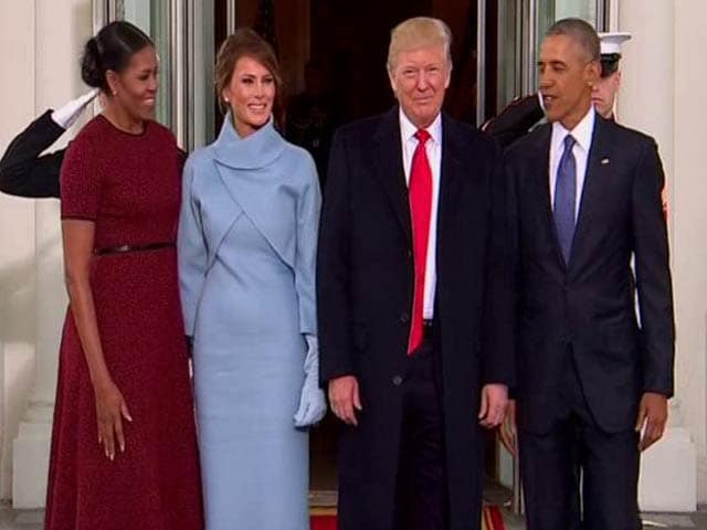 Video : Donald Trump Meets Obamas Ahead Of Taking Oath As US President