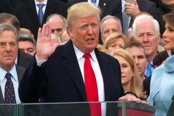 Donald Trump Sworn In With Somewhat Subdued Ceremony Donald Trump Sworn In With Somewhat Subdued Ceremony