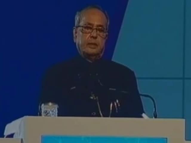 Video : At Bengal Summit, President Had This Message For Arun Jaitley, Mamata Banerjee