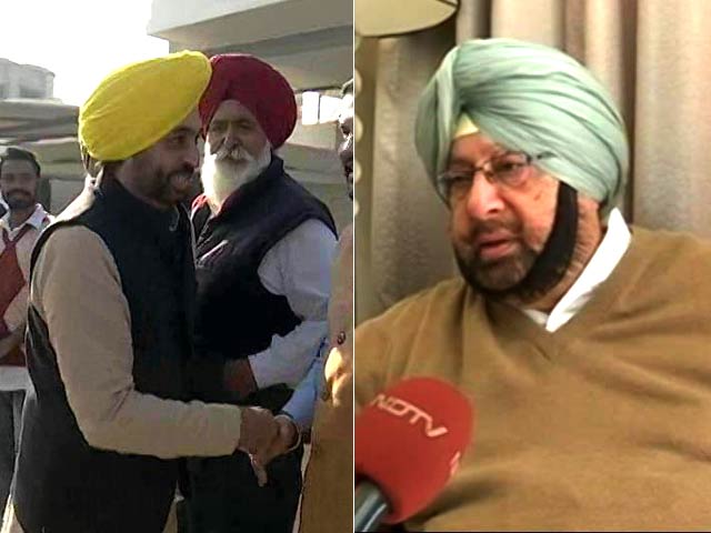 On The Campaign Trail With Congress' Amarinder Singh, AAP's Bhagwant Mann