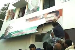 Unhappy Over Election Seats, Congress Workers Vandalise Party Office In Uttarakhand Unhappy Over Election Seats, Congress Workers Vandalise Party Office In Uttarakhand