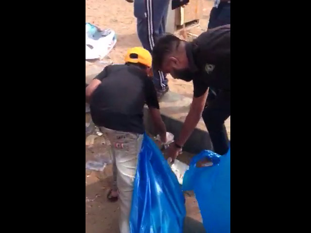 Protestors Volunteered To Clean The Trash And Plastic Waste At Marina Beach