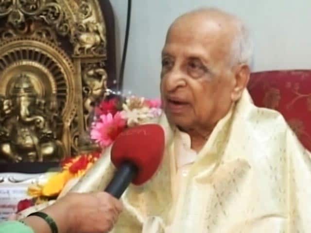 Video : 103-Year-Old Professor Behind Kannada Dictionary Chosen For Padma Shri