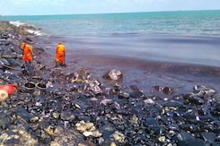 Oil Spill Near Chennai Blackens Beaches, Fishing Community Affected Oil Spill Near Chennai Blackens Beaches, Fishing Community Affected